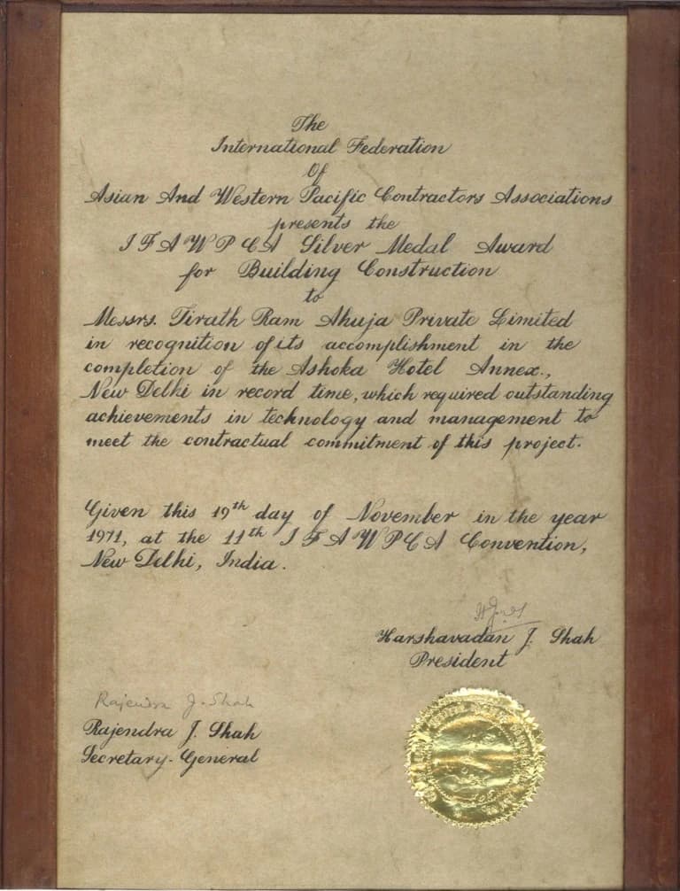 Builders Award