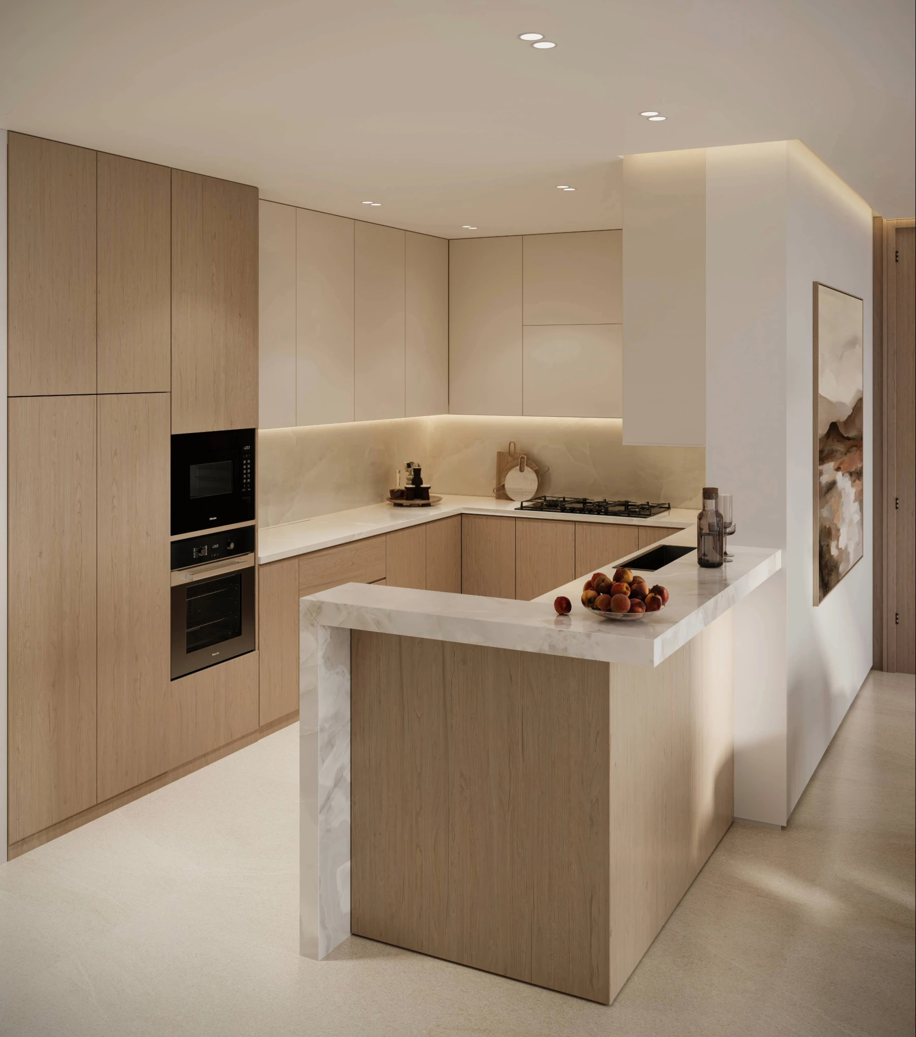 3 BHK kitchen