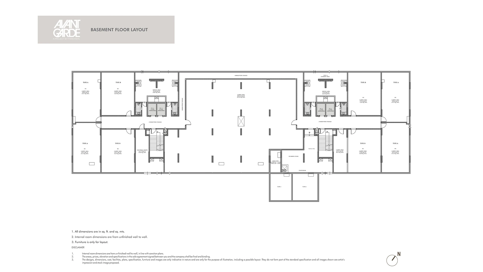  - Basement Floor Layout