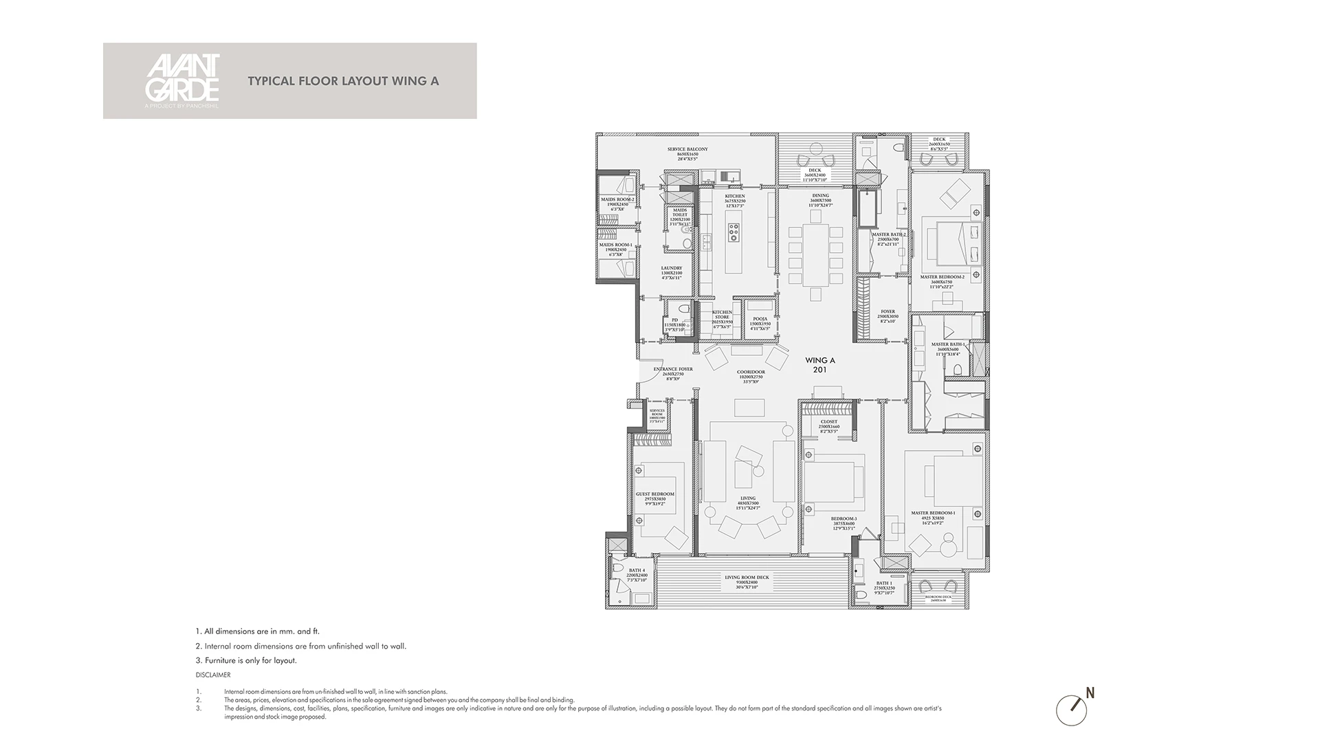 - Typical Floor Layout Wing A