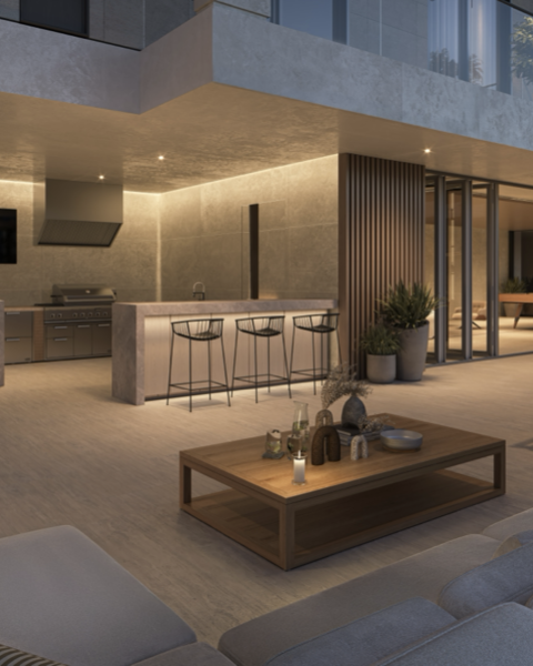 Outdoor Barbeque & Bar